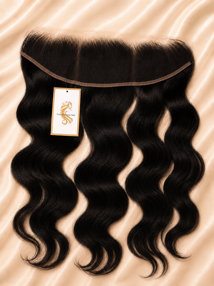 Virgin Wavy Hair Frontal