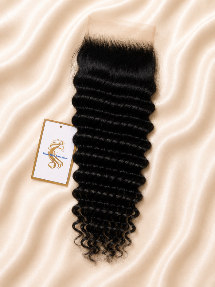 Virgin Curly Hair Closure