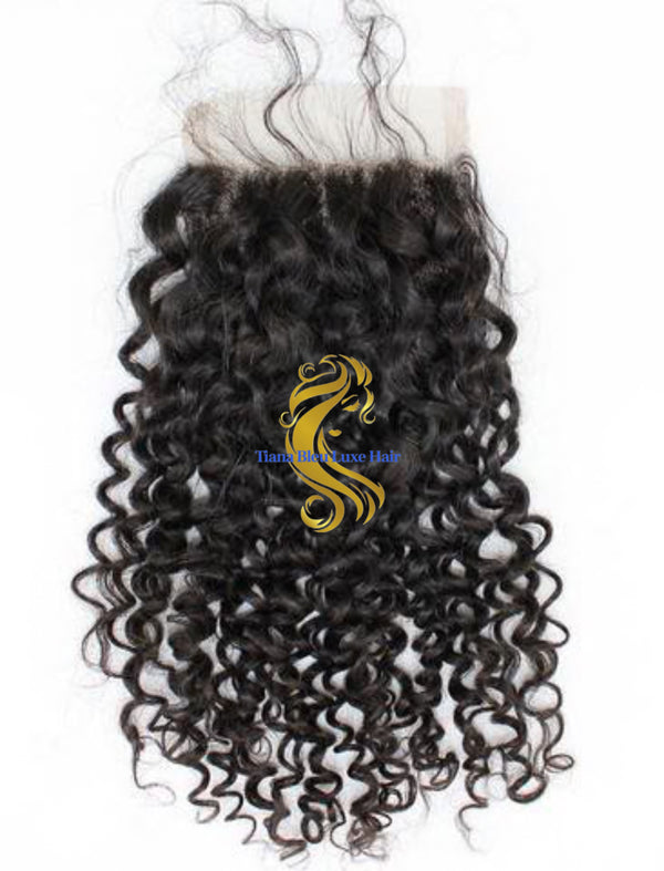 Virgin Curly Hair Closure